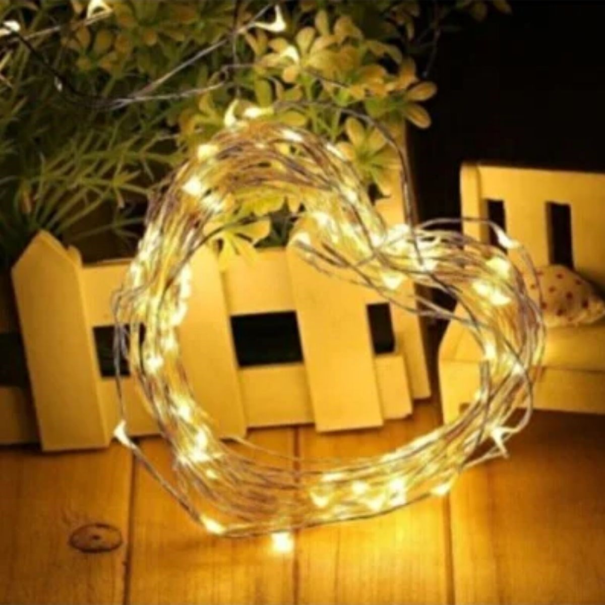 Sarı Peri LED Flaşlı Işık - 3 Metre Dekoratif Oda ve Organizasyon Aydınlatması