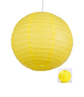 Dekoratif Çin Feneri - Kağıt Lamba - Sarı