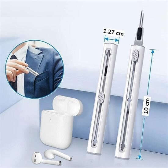 GENEL®  Çok Amaçlı Yumuşak Fırçalı Kablosuz Kulaklıklar İçin Kulaklık Temizleme Kiti - UcuzaGeliyor
