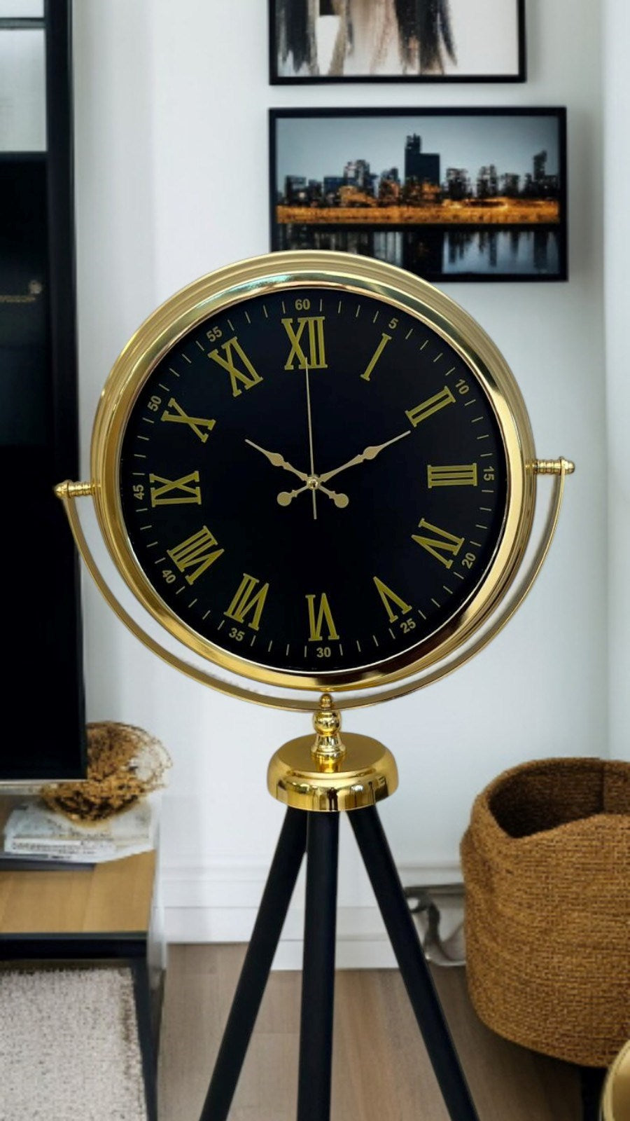 Gold Asalet Tripod Ayaklı Saat