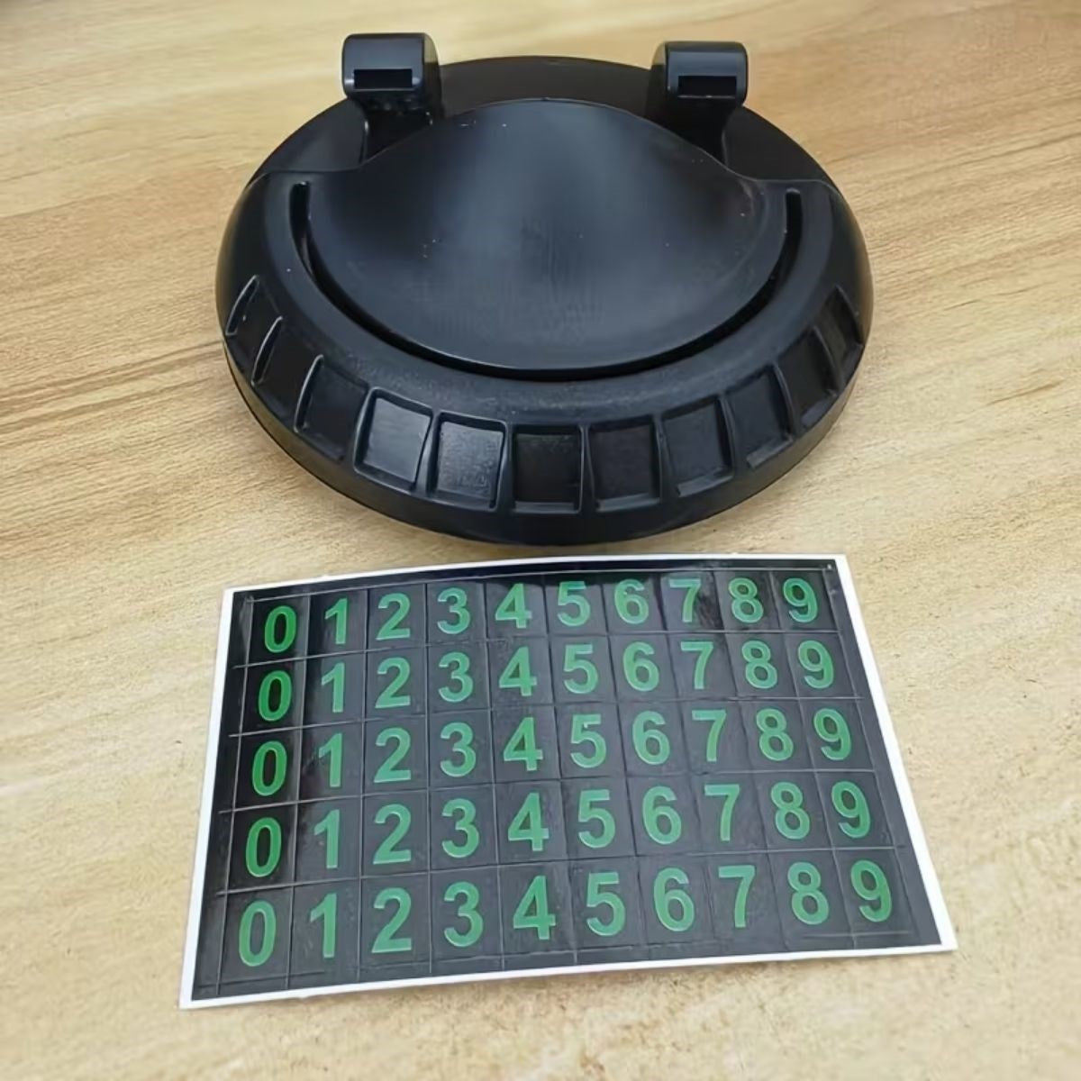 BUFFER® Numaratörlü Güçlü Yapışkanlı 360 Derece Dönebilen Su Geçirmez Araç İçi Telefon Tutucu Plastik Aparat