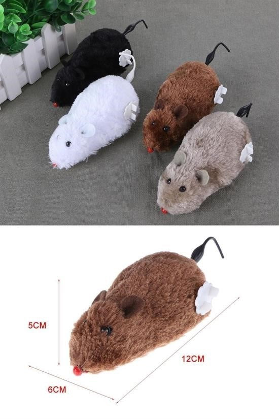 GENEL® Kurmalı Kedi Eğitim Oyuncağı Tüylü Peluş Fare Yakalama İnteraktif Sevimli Eğlenceli Oyuncak - UcuzaGeliyor