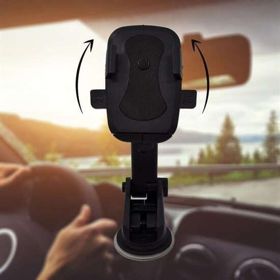 GENEL® 360 Derece Dönen Torpido Üstü Uzunluk Ayarlamalı Vantuzlu Teleskopik Araç Telefon Tutucu - UcuzaGeliyor