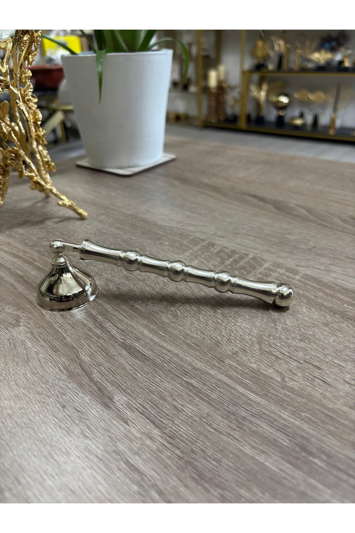 TOPLU ÇUBUKLU MİNİ MUM SÖNDÜRÜCÜ-GÜMÜŞ