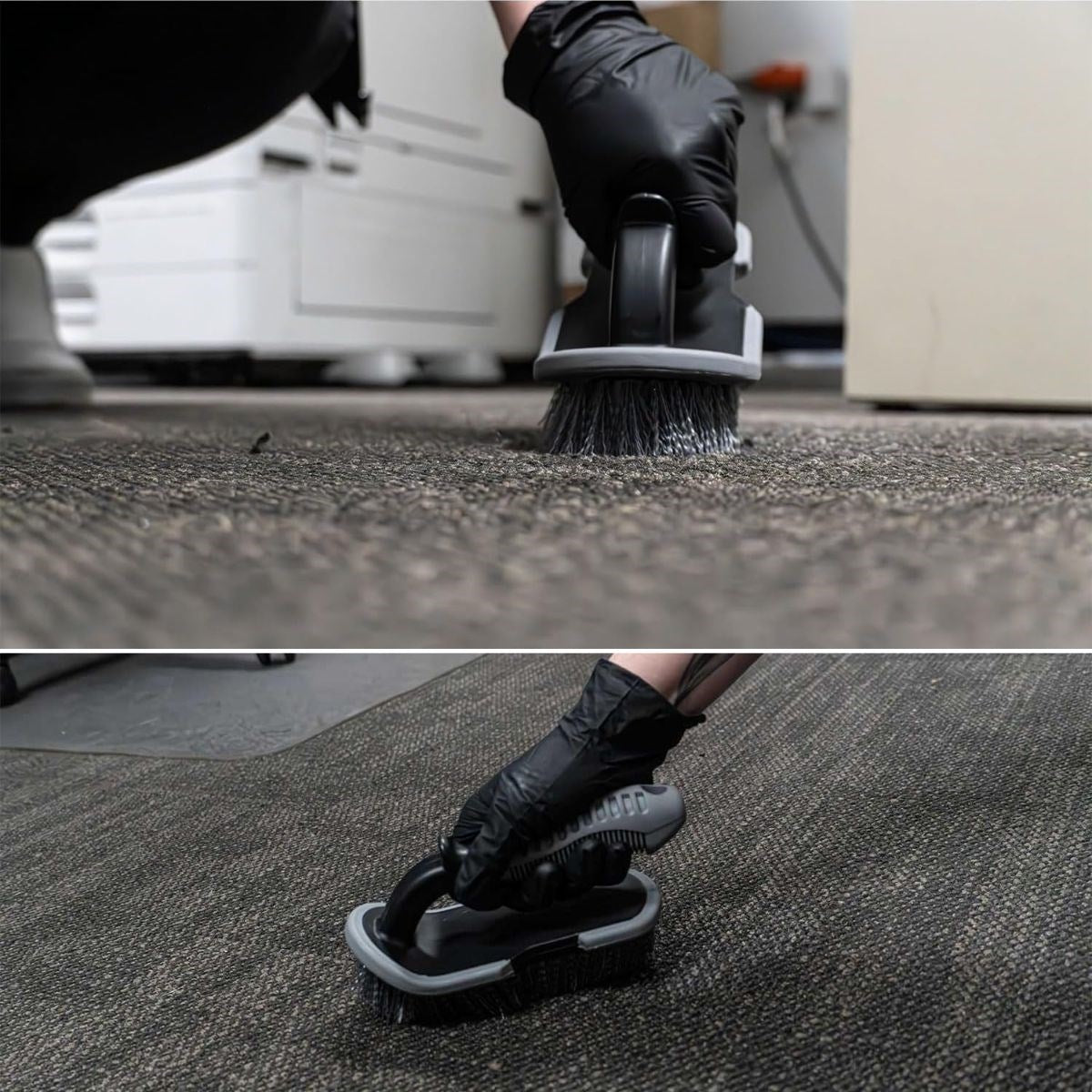 Saplı Halı, Koltuk ve Araç Temizlik Fırçası - Çok Amaçlı İç & Dış Oto, Ev ve Ofis Kullanımı İçin Ergonomik Temizlik Aparatı