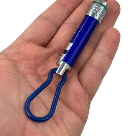 GENEL®  3 Fonksiyonlu Kırmızı Beyaz Işıklı Led Lazer Kedi Köpek Oyuncak Anahtarlık - UcuzaGeliyor