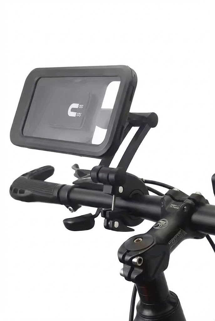 Motosiklet Bisiklet Su Geçirmez Manyetik Telefon Tutucu Gidon Navigasyon Kılıfı