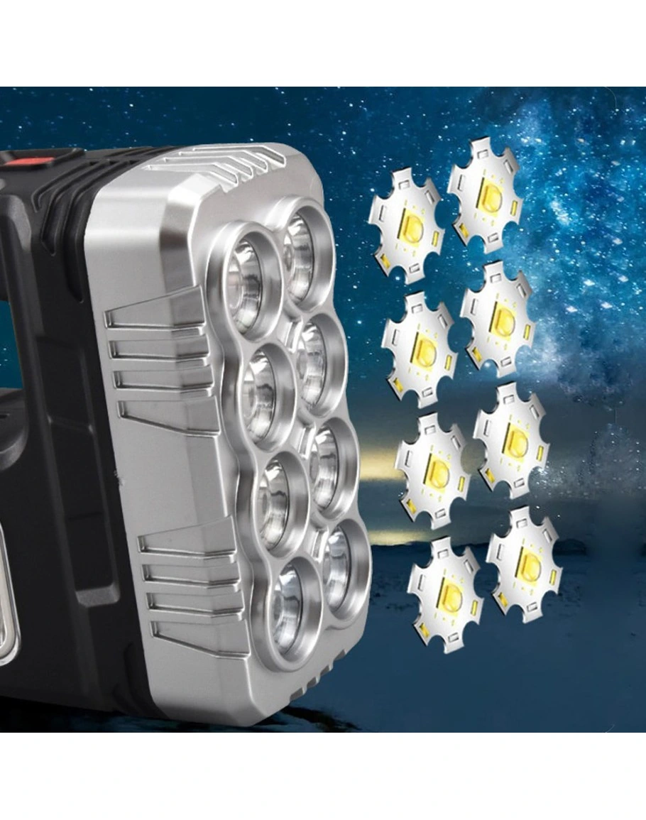 El Feneri Solar Panelli Ledli Powerbank Cob Fener