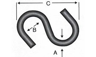 Es - S Kanca Büyük 5x55 - 100 Adet