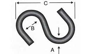 Es - S Kanca Minik 3,25x30 - 200 Adet