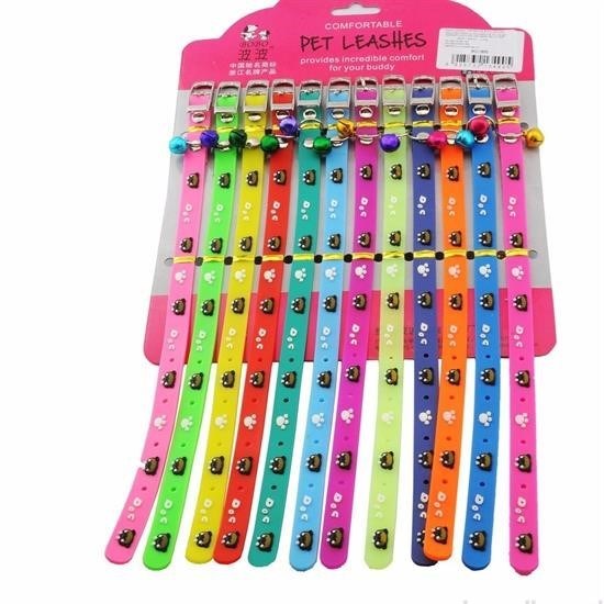 BUFFER® Çıngıraklı Zilli Sevimli Renkli Slikon Kedi Köpek Boyun Tasması - UcuzaGeliyor