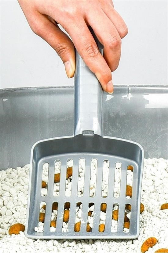GENEL® Plastik Evcil Hayvan Kedi Kumu Temizleme Eleme Küreği - UcuzaGeliyor