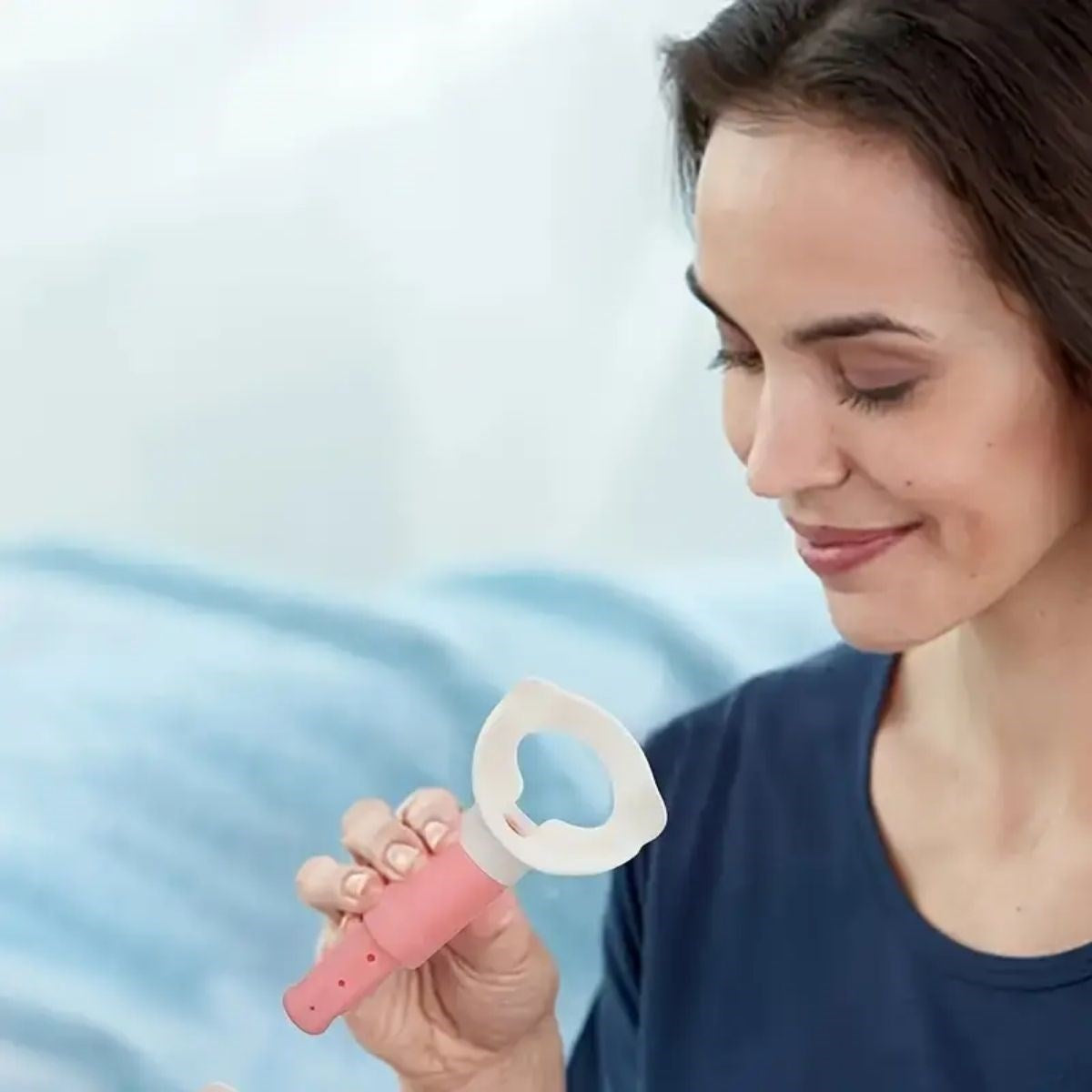 GENEL® Taşınabilir Karın Kası Çalıştırıcı Solunum Egzersiz Eğitmeni Nefes Egzersiz Aparatı - UcuzaGeliyor