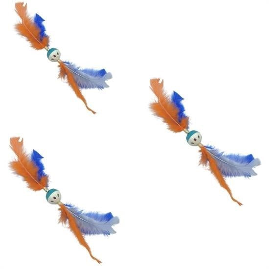 BUFFER®Tüylü PüsküllüKedi OyuncağıDikkat Çekici Renkli Sevimli Evcil Hayvan Oyuncağı - UcuzaGeliyor