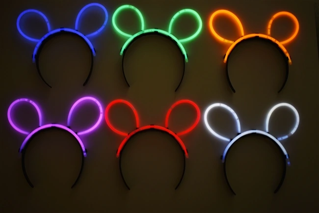 Glow Taç Fosforlu Taç Karışık Renk 12 Adet