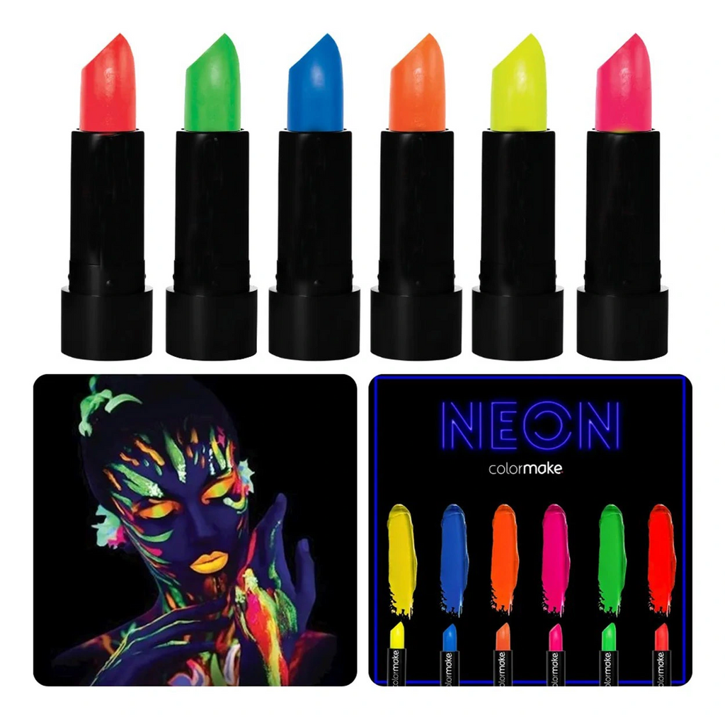 Glowpaint 6 lı Neon Boya - Uv Işıkta Parlayan Makyaj Seti