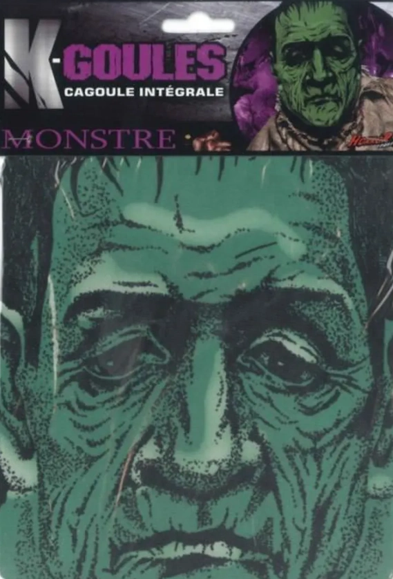 Kafaya Tam Geçmeli Bez Frankenstein Maskesi - Streç Korku Maskesi - 3d Baskılı Maske Model 5