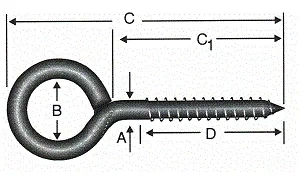 Kaynaklı Vida 8x190 - 50 Adet