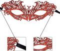 Kırmızı Dantel Masquerade Maskesi 5 No