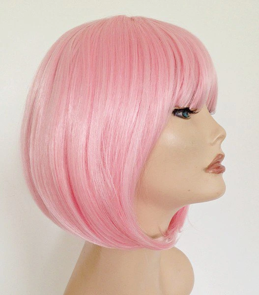 Küt Peruk - Toz Pembe (açık Pembe)
