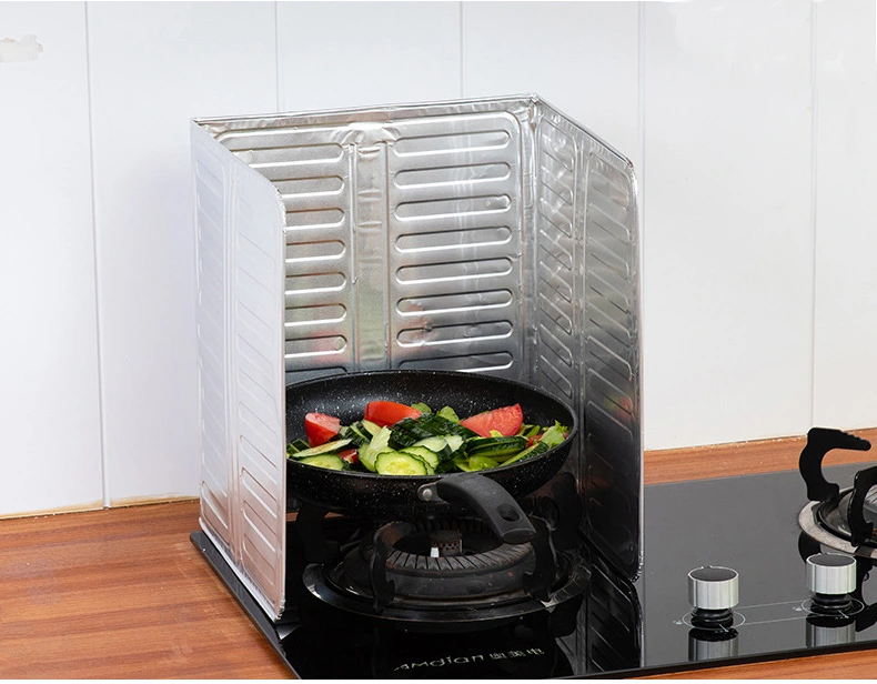 Ocak Kenar Koruyucu Alüminyum Levha - Ev Kamp Karavan Ocak Koruyucu