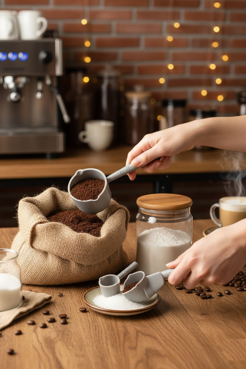 Ölçü Kaşığı Şeker Kahve Un Erzak Ölçü Kaşığı - 3 Lü Ölçü Kaşığı