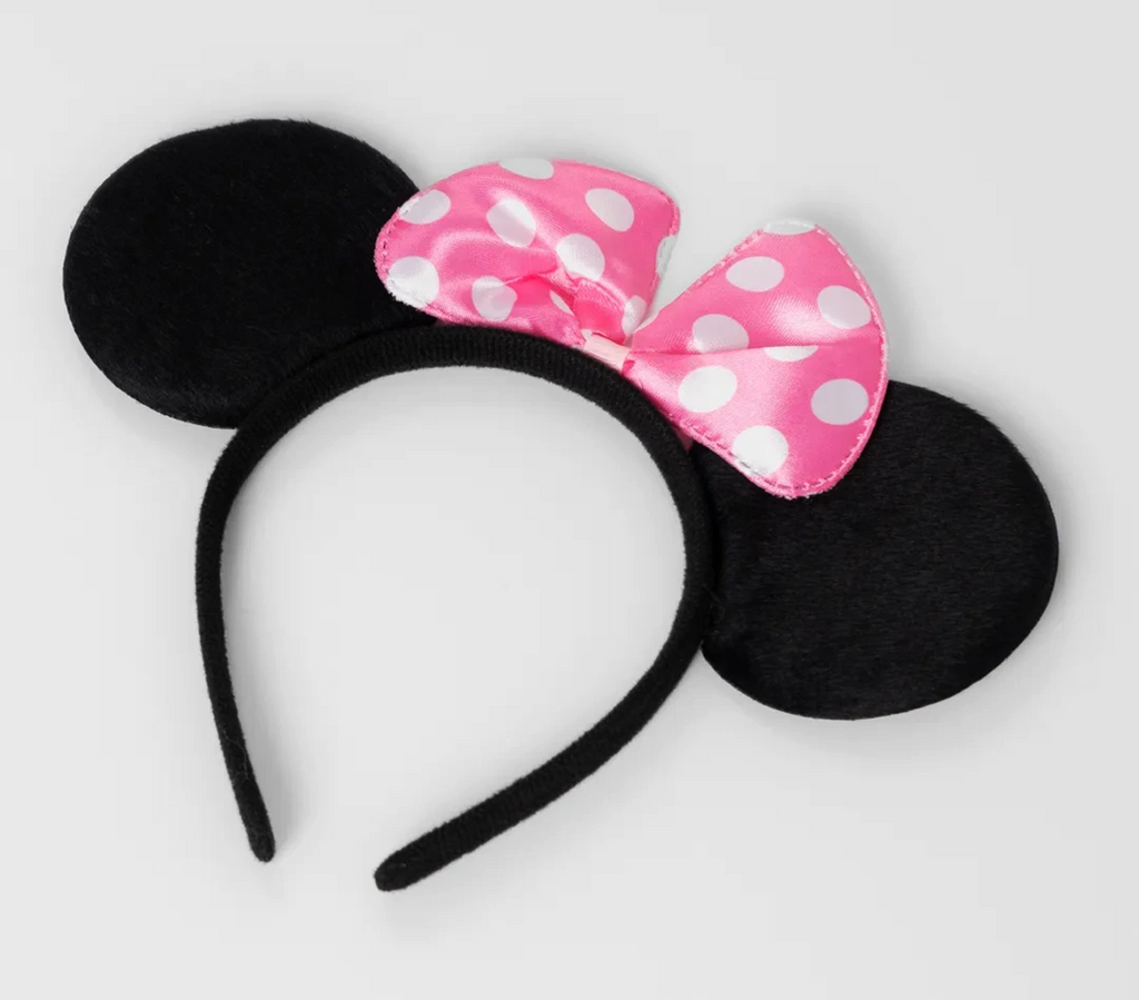Pembe Fiyonklu Minnie Mouse Tacı Mini Kulak