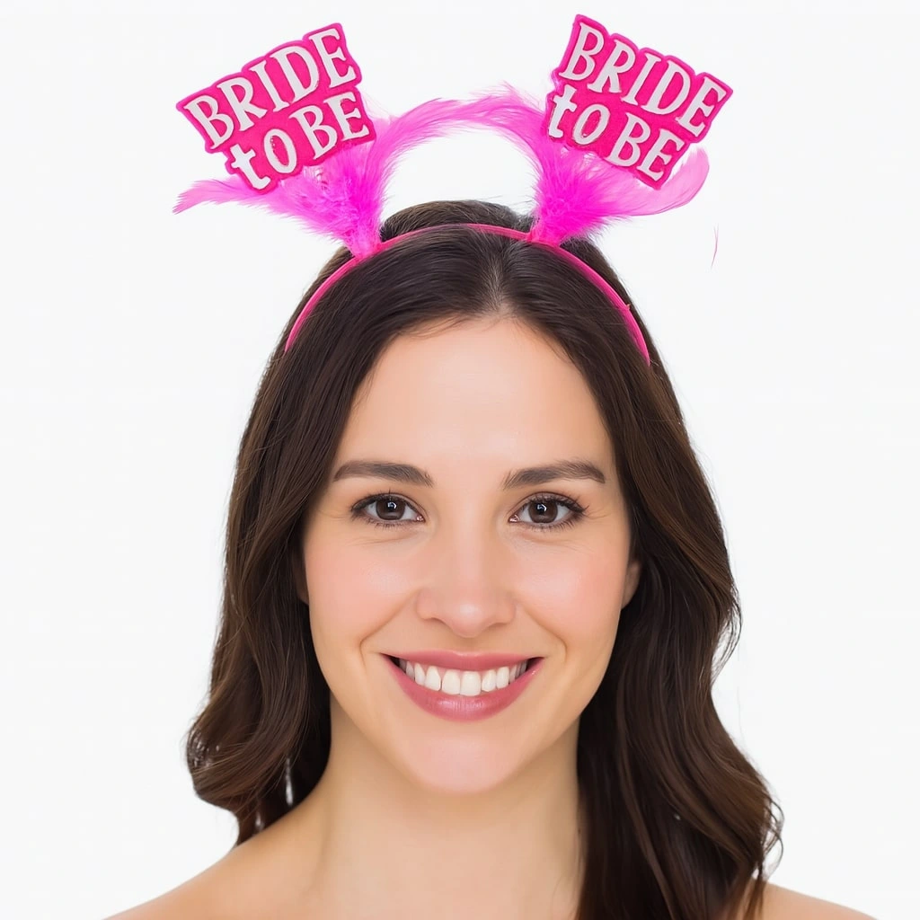 Pembe Renkli Bride To Be Parti Tacı - Bekarlığa Veda Gecesi İçin