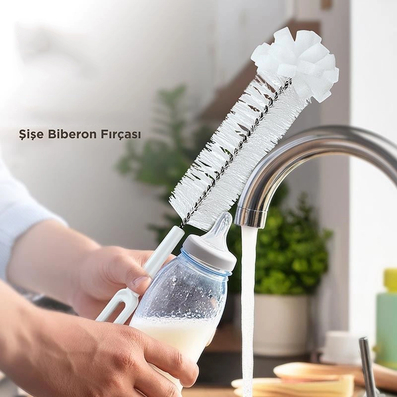 Premium Lüks Şişe Ve Biberon Fırçası - Ultra Dayanıklı Profesyonel Temizlik & Kristal Parlaklık