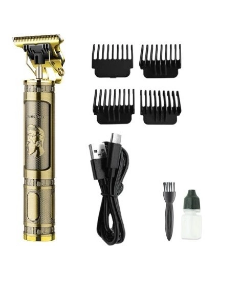 Ps-033 Çelik Kasa Profesyonel T-bıçak Saç Sakal Ense Ve Çizim Tıraş Makinesi