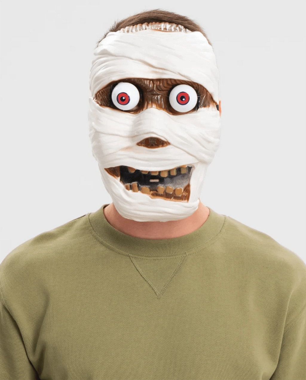 Sallanan Yaylı Oynar Gözlü Mumya Maskesi