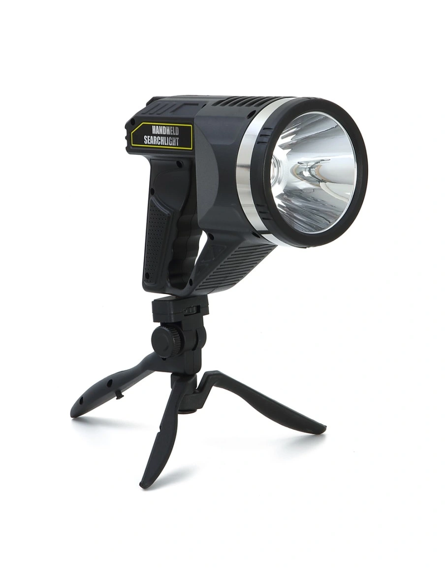 Şarjlı Dev Boy El Feneri Tripod Ayaklı Parlak Led El Lambası Kamp, Av Ve Güvenlik İçin İdeal