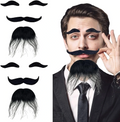 Siyah Renk Kendinden Yapışkanlı Takma Sakal Bıyık Ve Kaş Seti