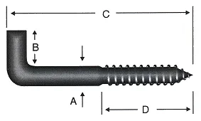 Şofben Çivisi No 1 / 5.8x50 - 100 Adet