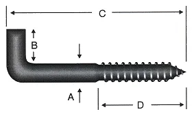 Şofben Çivisi No 2 / 5.8x60 - 100 Adet