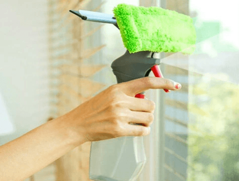 Spreyli Su Hazneli Mikro Fiber Cam Silme Mopu