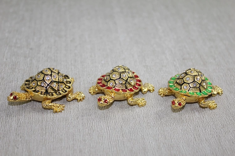 Swaroski Minik Kaplumbağa Figürü Alk3867