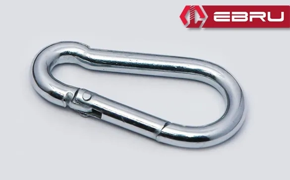 Yaylı Karabina, Çengel, Kanca 10mm - 25 Adet