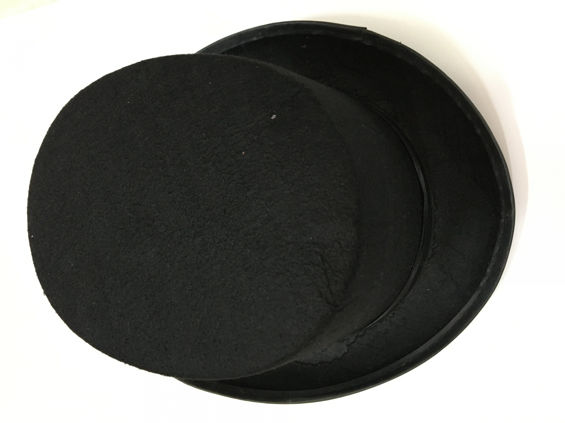 Yetişkinler İçin Siyah Renk Ringmaster Sihirbaz Şapkası Fötr Şapka 15 Cm