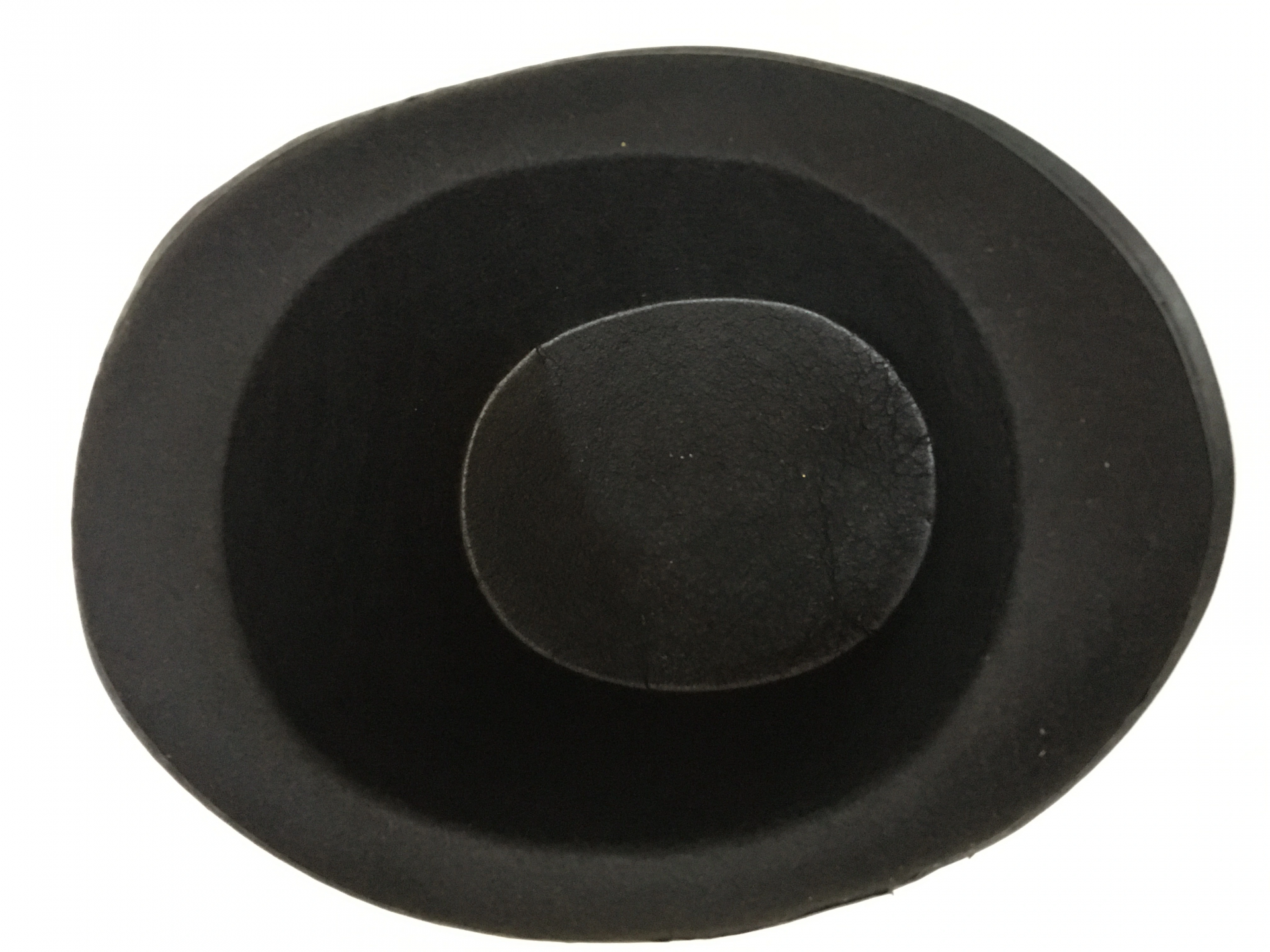 Yetişkinler İçin Siyah Renk Ringmaster Sihirbaz Şapkası Fötr Şapka 15 Cm